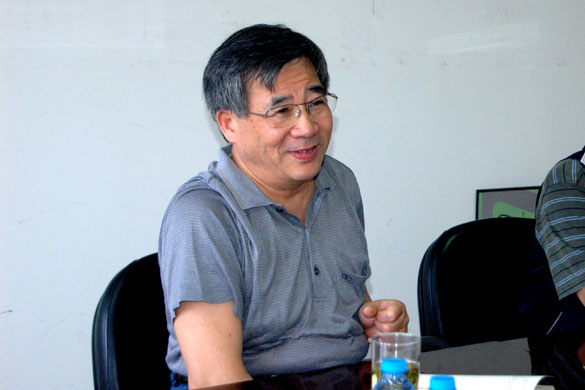 原機(jī)械工業(yè)部副部長孫昌基來上上集團(tuán)視察