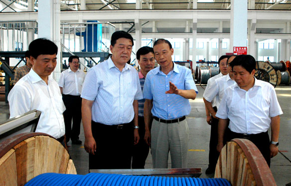 常州市代市長(zhǎng)姚曉東一行來上上集團(tuán)視察