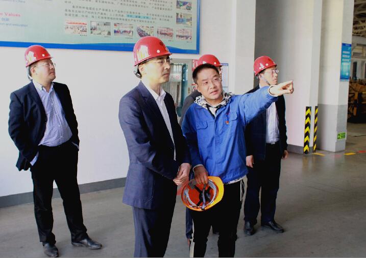 2018年4月9日，宣城市委常委、常務(wù)副市長汪謙慎來上上電纜參觀考察