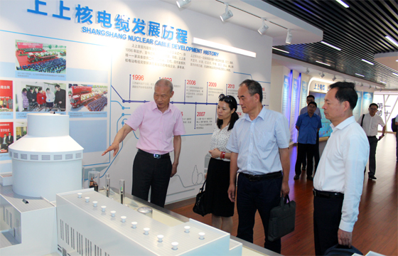 中國工商銀行梅迎春、董軾、葉東海董事一行走訪上上電纜