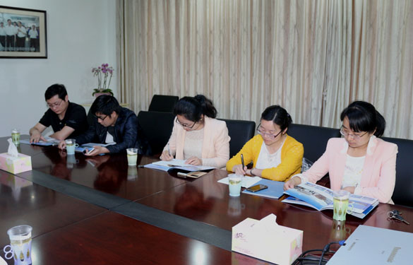 2015年5月5日，溧陽市教育局地理教研室老師來上上電纜調研