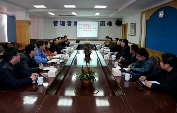 2015年3月12日，宜興市科技鎮(zhèn)長團一行來上上電纜調研