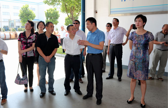 衢州市委常委、衢州綠色產(chǎn)業(yè)集聚區(qū)黨工委書記傅根友一行來(lái)上上考察