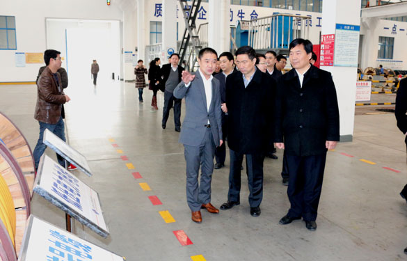 常州市高新區(qū)黨工委書記張東海一行來上上集團調研