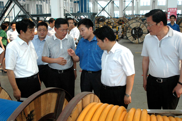 邳州市黨政代表團(tuán)來(lái)上上集團(tuán)參觀考察